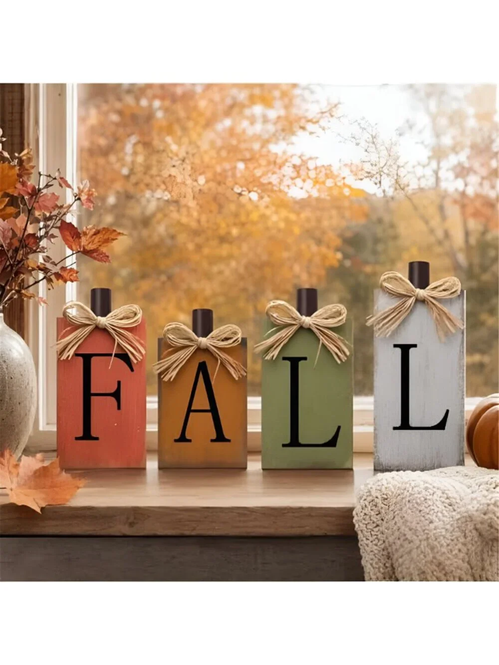 Fall Decorations for Home Thanksgiving Signs Wooden Table Sign Vintage